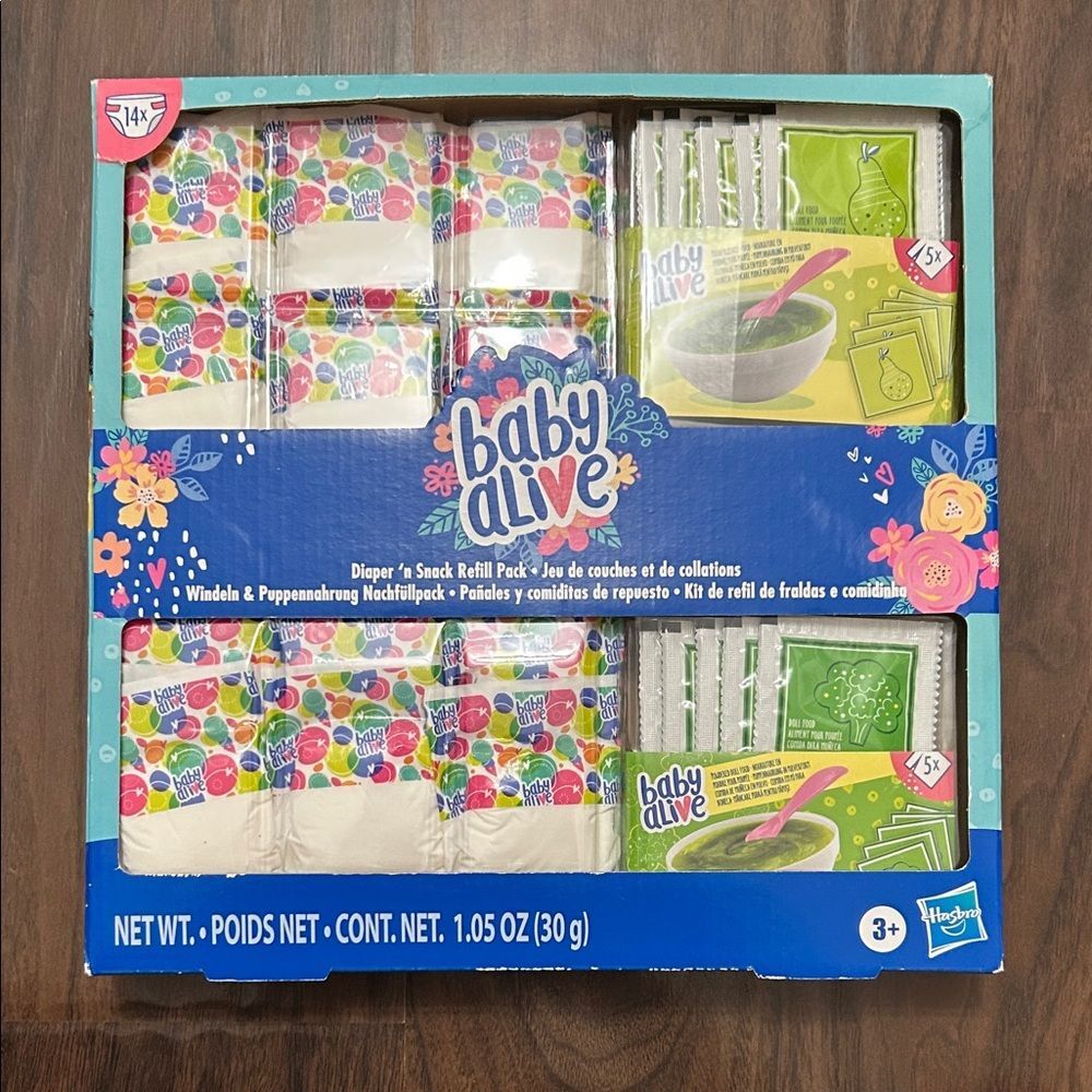 Baby Alive Diaper and Snack Refill Pack